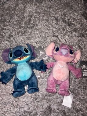 NEW Stitch and Angel Disneyland Plushies